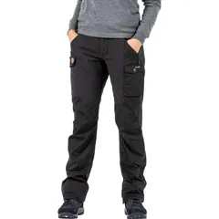 フェールラーベン レディース ボトムス カジュアルパンツ Fjallraven Nikka Curved Trouser Womens Black ブラック