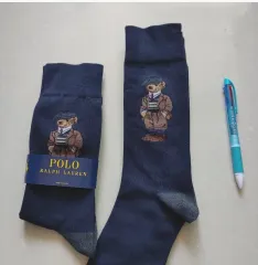 POLO RALPH LAUREN ポロラルフローレン クマ クマのぬいぐるみ 靴下 ネイビー