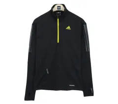 20468 adidas 起毛 ハーフジップ 長袖Tシャツ 95 メンズ Tシャツ ブランド古着