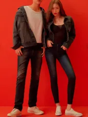 バッカルー レディース スモーキー スキニー デニム 26