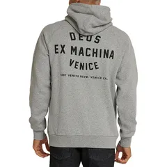 デウス エクス マキナ メンズ アウター パーカー・スウェット パーカー Deus Ex Machina Venice Address Hoodie Mens Grey Marle グレーのサムネイル
