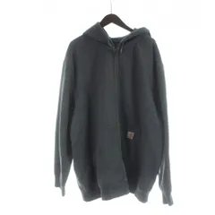 カーハート carhartt 100614 RAIN DEFENDER LOOSE FIT HEAVYWEIGHT FULL-ZIP HOODIE パーカー 長袖 ジップアップ 裏起毛 大きいサイズ 3XL グレー ■GY18 /MQ