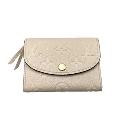 ★ ルイヴィトン LOUIS VUITTON コインケース ポルトモネ ロザリ コンパクトウォレット M81445 モノグラムアンプラント クレーム レディース
