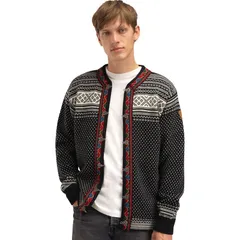 ダールオブノルウェイ メンズ アウター ニット・セーター ジャケット Dale of Norway Setesdal Uni Jacket Mens BlackOff White オフホワイトのサムネイル