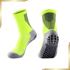 【新品】 [Aqinmony] サッカーソックス メンズ スポーツソックス 綿 滑り止め粒子の靴下底 中厚手 フットサル ミッドチューブ トレーニング アウトドア フットボール バスケット 登山 自転車 ランニング 靴下 23-28cm F-37 (F37 0