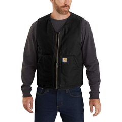 Carhartt ダックベスト 裏ボア ネイビー グレー 希少カラー 山田蓮 