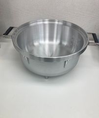残り2点 廃番 トオヤマ 亀印 アルミ鋳物 羽釜 32cm カン付 かまど お釜