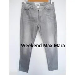 Weekend Max Mara 　ウィークエンドマックスマーラ　デニム　パンツ　42    グレー　カジュアル　送料込み  6465777のサムネイル