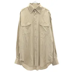 TOM FORD トム フォード エポレットシャツ 9FT800 94OMBE ベージュ 38/15のサムネイル