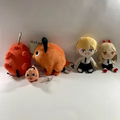 ★  チェンソーマン ぬいぐるみ まとめ商品 BIGぬいぐるみ マスコット デンジ パワー ポチタ 現状品