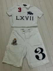 ポロラルフローレン 半袖Tシャツ ハーフパンツ セット