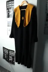 W(F) ラッキーシュエトゥ ONE PIECE ニット カシミア ブラック-16715