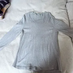 ギビー グレー レディース 長袖 ニットシャツ