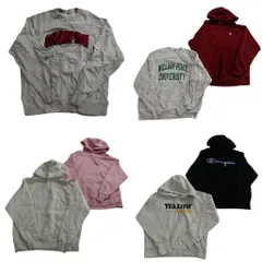 古着卸 まとめ売り チャンピオン Champion リバースウィーブ スウェット 7枚セット (メンズ L ) アーチロゴ カレッジ風 中古 古着 NE1745