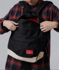 マンハッタンポーテージ 1209 BIG APPLE バックパック M BLACK スウェード バックパック 新品