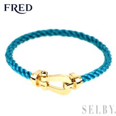 FREDフォース10ブレスレット18kWGハーフダイヤ LM おまけケーブル3本