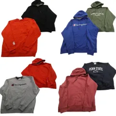 古着卸 まとめ売り チャンピオン Champion スウェット 8枚セット (メンズ XL ) フーディー カレッジ風 中古 古着 NE1821