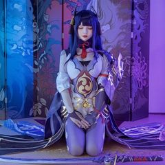 雷電将軍 コスプレ 猫屋 フルセット - メルカリ
