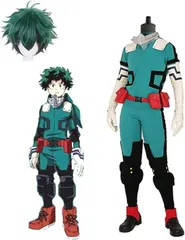 僕のヒーローアカデミア コスプレ 衣装 仮装 制服 緑谷出久 爆豪勝己 飯田天哉 轟焦凍 雄英高校 1年A組 ウイッグ 学園祭 豪華セット