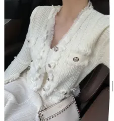 (新品) ツイード カーディガン