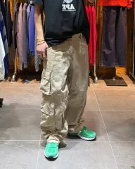 35in ZARA ザラ 4ポケット スリット ベージュ カーゴパンツ