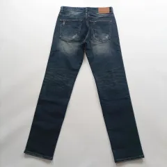 EVISU デニム サイズ29 スリム ウォッシュ ダメージデニム レディース A8719