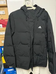 (ユニセックス) adidas アディダス 黒 ダウンジャケット Sサイズ