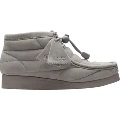 クラークス レディース シューズ ブーツ・レインブーツ Clarks Wallabee Boot Womens Grey グレー