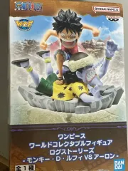 BANDAI ONE PIECE WORLD COLLECTABLE ルフィ vs アーロン フィギュア