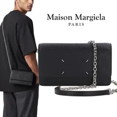 Maison Margiela メゾンマルジェラ チェーンウォレット 長財布 二つ折り 4ステッチ ウォレット 斜め掛け ショルダーバッグ ギフトボックス付き SA3UI0008