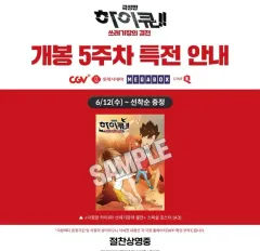 ハイキュー ゴミ捨て場の 決戦 5 駐車 A3 ポスター 特典