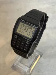 CASIO カシオ データバンク デジタル 腕時計 DBC-32 ブラック 稼動品