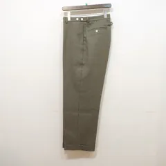 BEAMS PLUS (M) ダブル スラックス ダブルクロス ワイドトラウザーズ ビームスプラス メンズ　K3-106のサムネイル