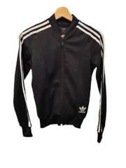 adidas トラックジャケット size:XS ブラック×ホワイト 00s