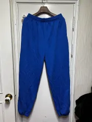 4XL 青 コットン トレーナー ズボン