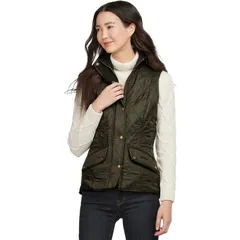 バブアー レディース トップス ベスト ジレ Barbour Cavalry Gilet Vest Womens OliveOlive オリーブのサムネイル