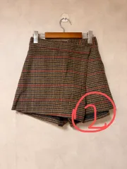 ウール ウエスト後ろゴム ハーフパンツ 2番可能