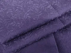 平和屋着物●上質な色無地　南天枝葉地紋　菖蒲色　正絹　逸品　AABH7195cs 平和屋着物○上質な色無地 南天枝葉地紋 菖蒲色 正絹 逸品 AABH7195cs