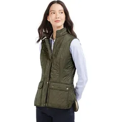 バブアー レディース トップス ベスト ジレ Barbour Wray Gilet Vest Womens Olive オリーブのサムネイル