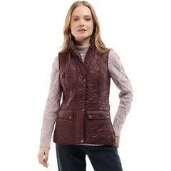 バブアー レディース トップス ベスト ジレ Barbour Wray Gilet Vest Womens WindsorBrown ブラウンのサムネイル