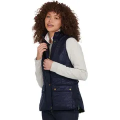 バブアー レディース トップス ベスト ジレ Barbour Wray Gilet Vest Womens Navy ネイビーのサムネイル