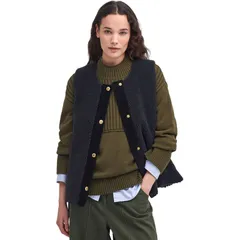 バブアー レディース トップス ベスト Barbour Dulsie Liner Vest Womens BlackClassic ブラックのサムネイル