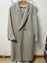 ウール ヘリンボーン ハンドメイド コート