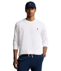 POLO RALPH LAUREN (ポロラルフローレン) メンズ 長袖 Tシャツ 白 (タグ付き新品)