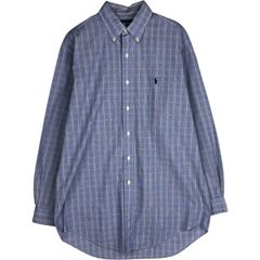 古着 PETER MARTIN スキッパーカラー 長袖 シルクシャツ レディースM