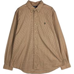 古着 PETER MARTIN スキッパーカラー 長袖 シルクシャツ レディースM