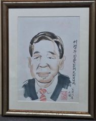 大江健三郎 水彩画 人物画 - メルカリ
