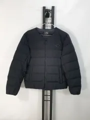 THE NORTH FACE ザノースフェイス 軽量ダウン フールポーラー ダウンジャケット ラウンドuネック ブラック L 95