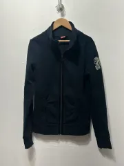 プーマ ブラック レディース ジップアップ ジャケット 裏起毛 L