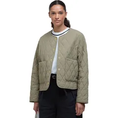 バブアー レディース アウター ジャケット・ブルゾン ジャケット Barbour Monroe Quilt Jacket Womens Dusky GreenRosemary Tartan グリーン